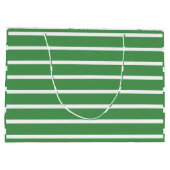 Groene stripes groot cadeauzakje (Achterkant)