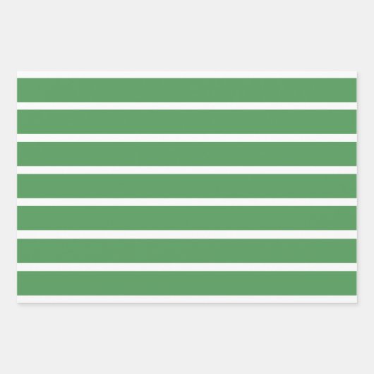 Groene stripes inpakpapier vel (Voorkant 3)