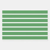 Groene stripes inpakpapier vel (Voorkant 2)