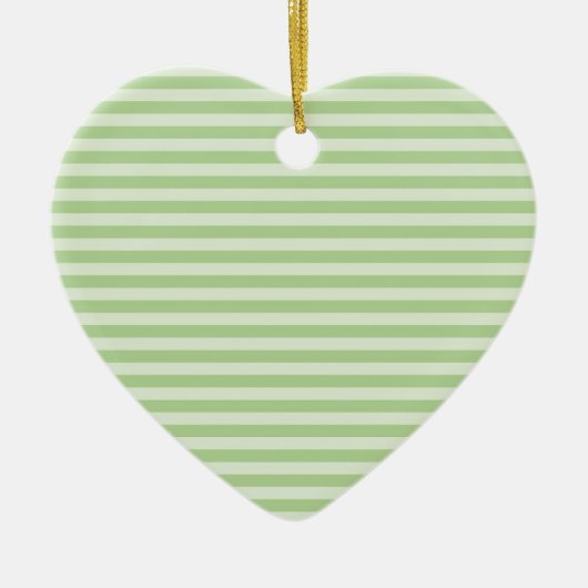 Groene stripes keramisch ornament (Voorkant)