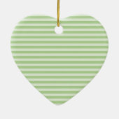Groene stripes keramisch ornament (Achterkant)