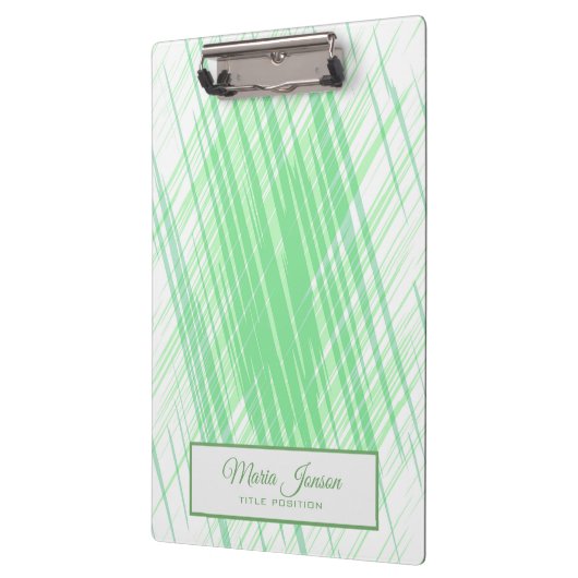 Groene stripes klembord (Links)