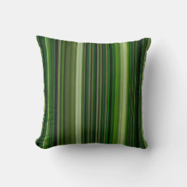 Groene stripes kussen