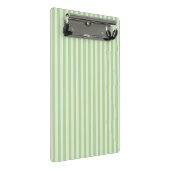 Groene stripes mini klembord (Schuin)