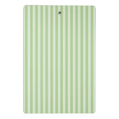 Groene stripes mini klembord (Achterkant)