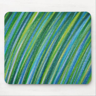 Groene stripes muismat