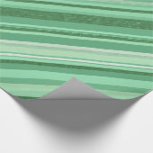 Groene Stripes Patroon Cadeaupapier (Hoek)