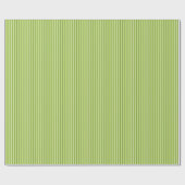 Groene Stripes Patroon Cadeaupapier (Vlak)