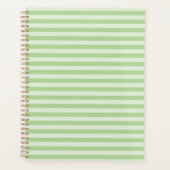 Groene stripes planner (Voorkant)
