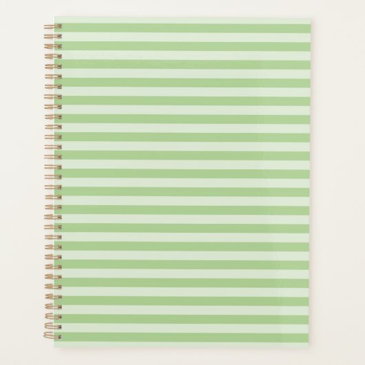 Groene stripes planner (Voorkant)