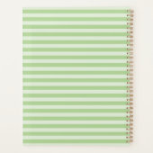 Groene stripes planner (Achterkant)