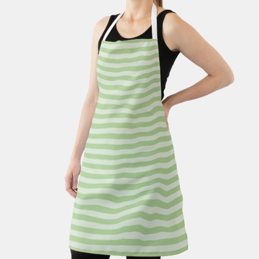 Groene stripes schort (Insitu)