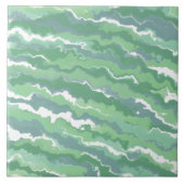 Groene stripes tegeltje (Voorkant)