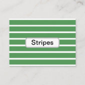 Groene stripes visitekaartje