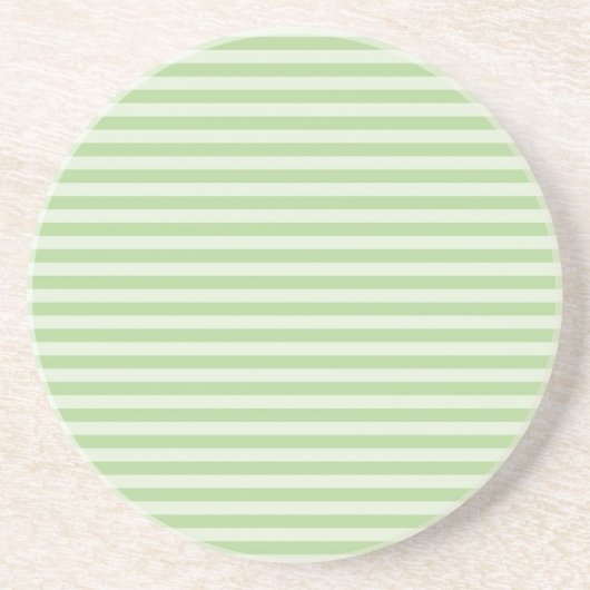 Groene stripes zandsteen onderzetter (Voorkant)