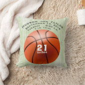 Groene strippaarbalkraan kussen (Deken)