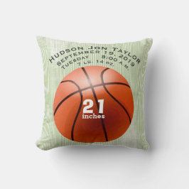 Groene strippaarbalkraan kussen