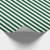 Groene strippes — Verpakkingspapier Cadeaupapier (Hoek)