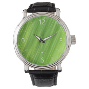 Groene strips horloge