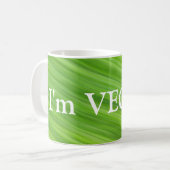 Groene strips koffiemok (Voorkant links)