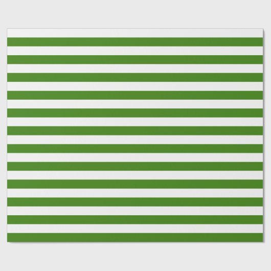 Groene strips op aangepaste kleur cadeaupapier (Vlak)