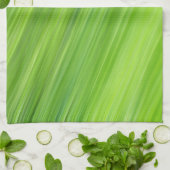 Groene strips theedoek (Gevouwen)