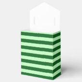 Groene stripteverdoos bedankdoosjes (Geopend)