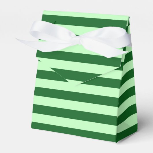 Groene stripteverdoos bedankdoosjes (Voorkant Zijde)