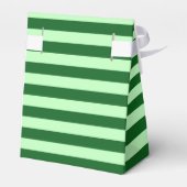 Groene stripteverdoos bedankdoosjes (Achterkant)