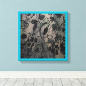 GROENE STROMEN CANVAS AFDRUK (Insitu (Houten vloer))