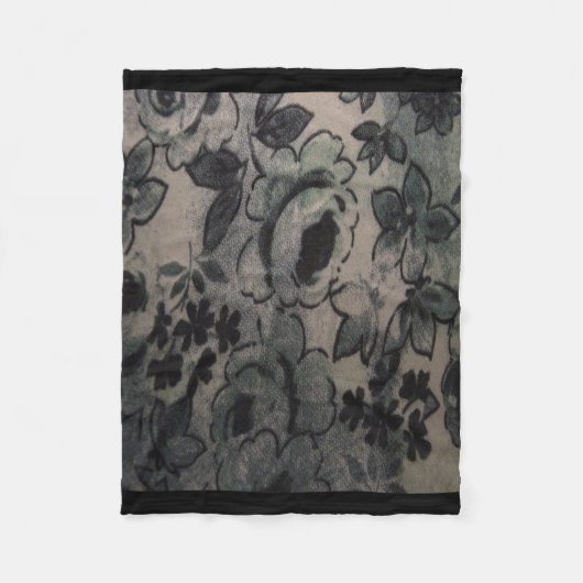 GROENE STROMEN FLEECE DEKEN (Voorkant)