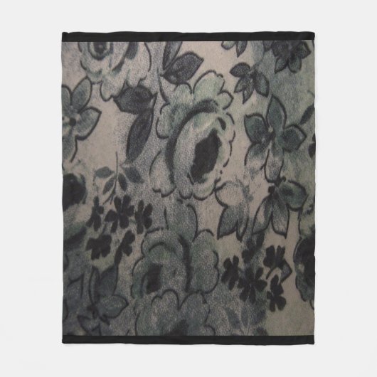 GROENE STROMEN FLEECE DEKEN (Voorkant)