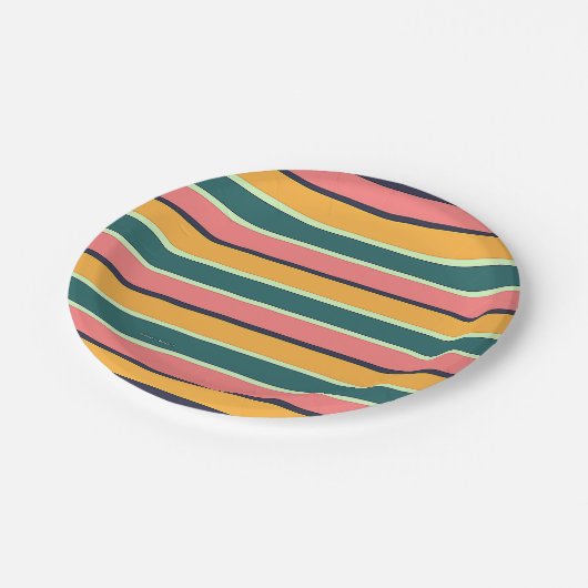 GROENE STROOKMENGSEL PAPIEREN BORDJE (Gekanteld)