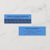 groene stroom - zonnepanelen mini visitekaartje (Voorkant / Achterkant)