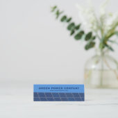 groene stroom - zonnepanelen mini visitekaartje (Staand voorkant)