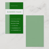 groene stroomlijn visitekaartje (Voorkant / Achterkant)