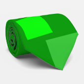 Groene Stropdas Odd Blokken (Opgerold)