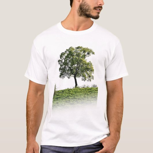 Groene structuur v1 t-shirt (Voorkant)