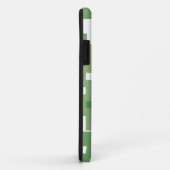 Groene suare Pixel Pattern Case-Mate iPhone Case (Achterkant/rechts)