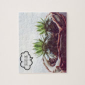 Groene Succulente Dream Big Phrase Legpuzzel (Verticaal)