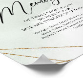 Groene succulente eucalyptus in liefhebbend geheug poster (Hoek)