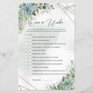 Groene succulente eucalyptus over of onder de game