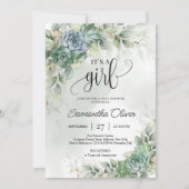 Groene succulente eucalyptusbladeren het is een me kaart (Voorkant)