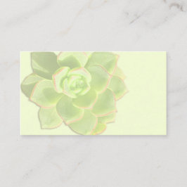 Groene Succulente Ivory Place Cards Plaatskaartje