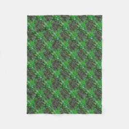 Groene Succulente Lattice Pattern Fleece Blanket Deken