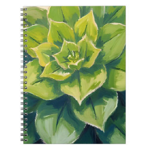 Groene Succulente Plant Schilderij Botanisch Notitieboek