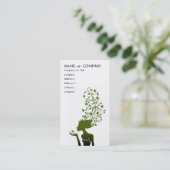 groene suiker visitekaartje (Staand voorkant)