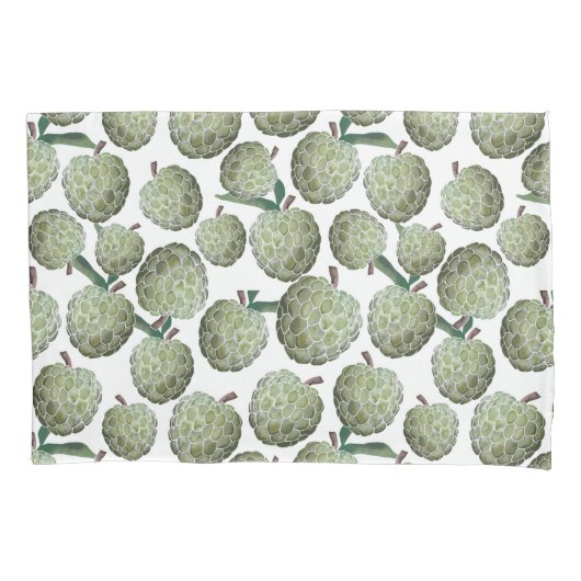 Groene suikerappels, tropische vruchten kussensloop (Voorkant)