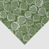 Groene suikerappels, tropische vruchten tissuepapier (Detail)