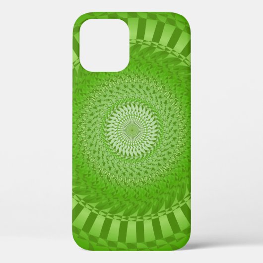 Groene Sun Mandala Case-Mate iPhone Hoesje (Achterkant)